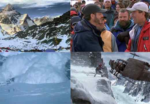 
K2 Base Camp, Bill Paxton Meets Ed Viesturs, Avalanche, Jumping From Helicopter To Ledge - Vertical Limit DVD
